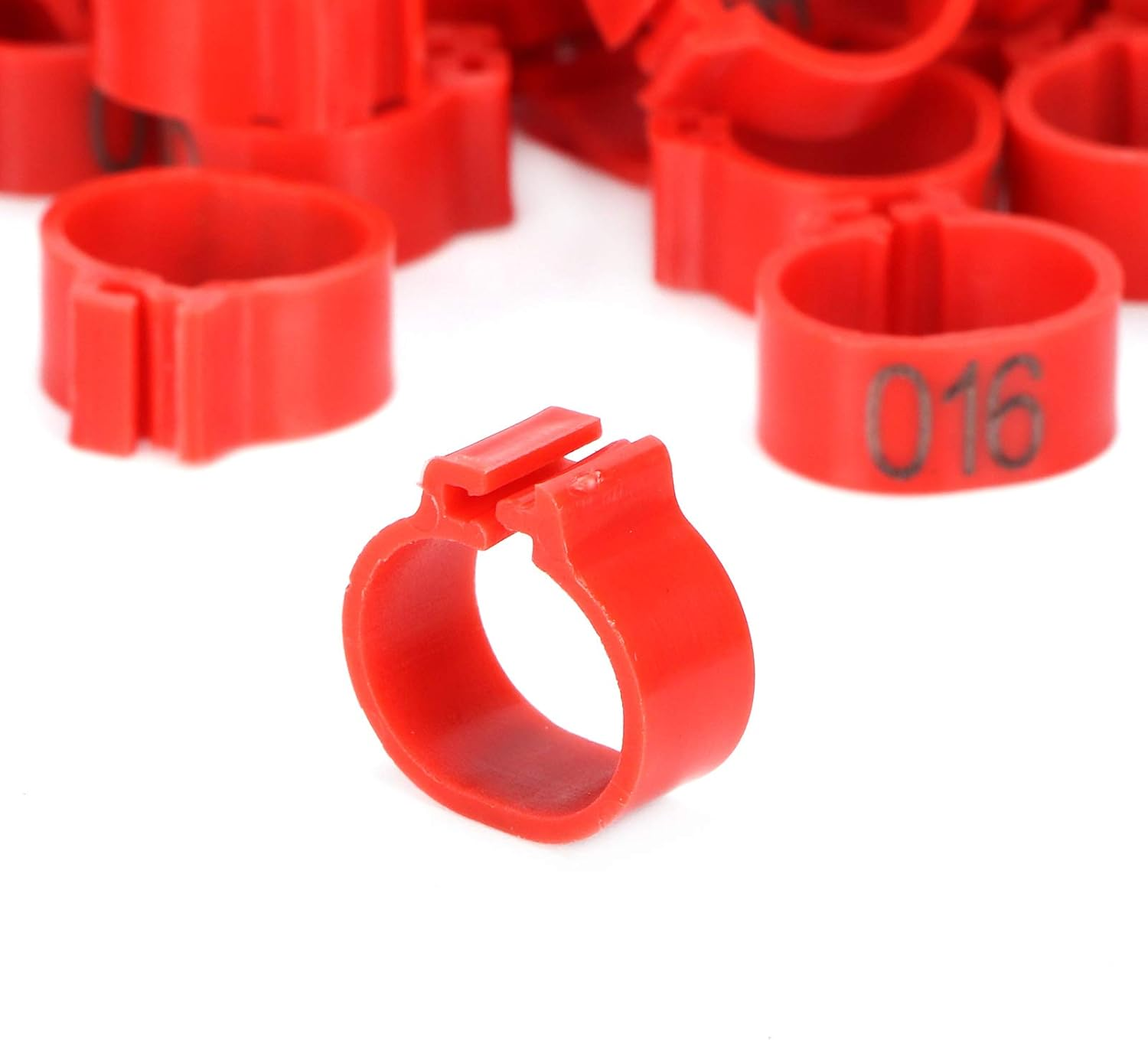Pigeons Leg Ring, 100Pcs Plastic Bird Identify Clip Ring Poultry Markers Iden... - Picture 7 of 14