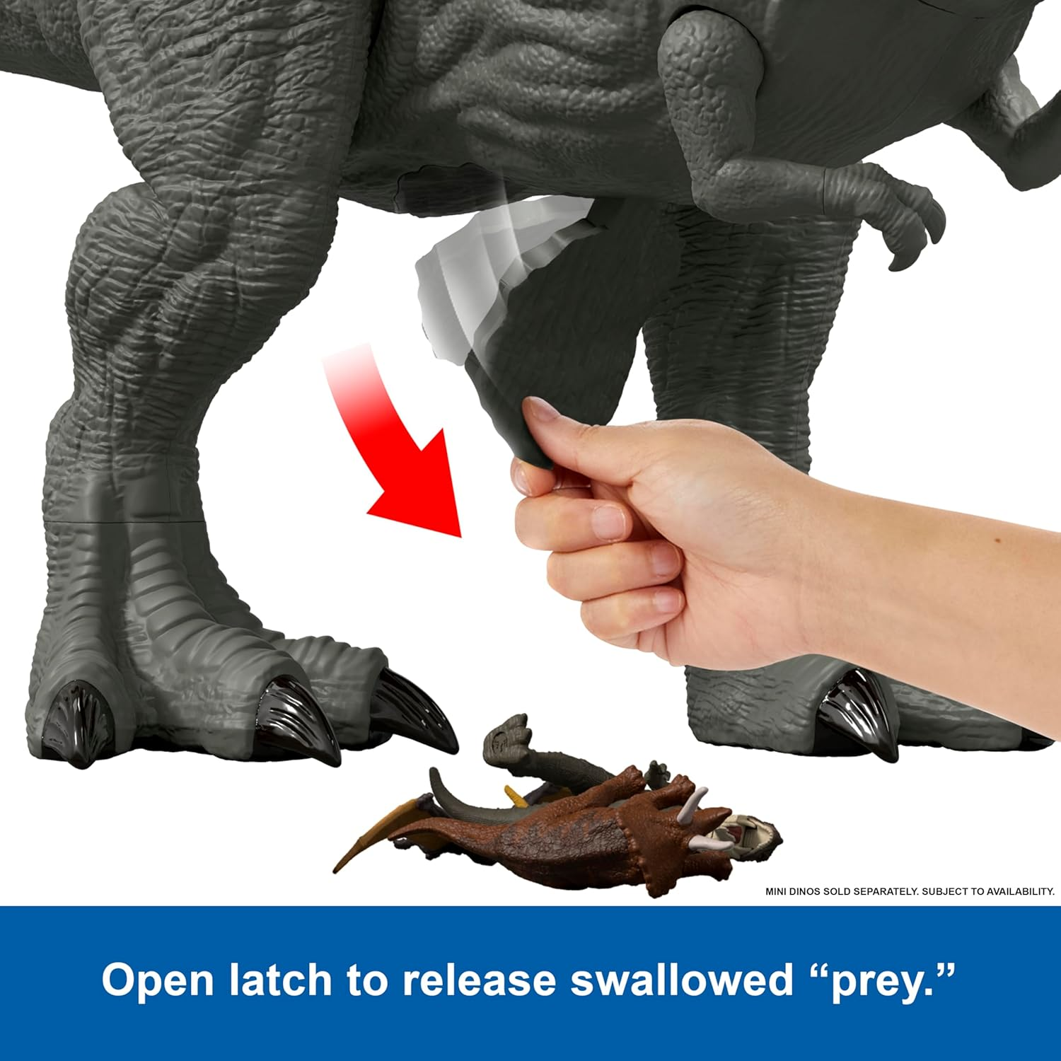 Mattel Jurassic World Rebirth Super Colossal Tyrannosaurus Rex Action Figure,... - Picture 5 of 13