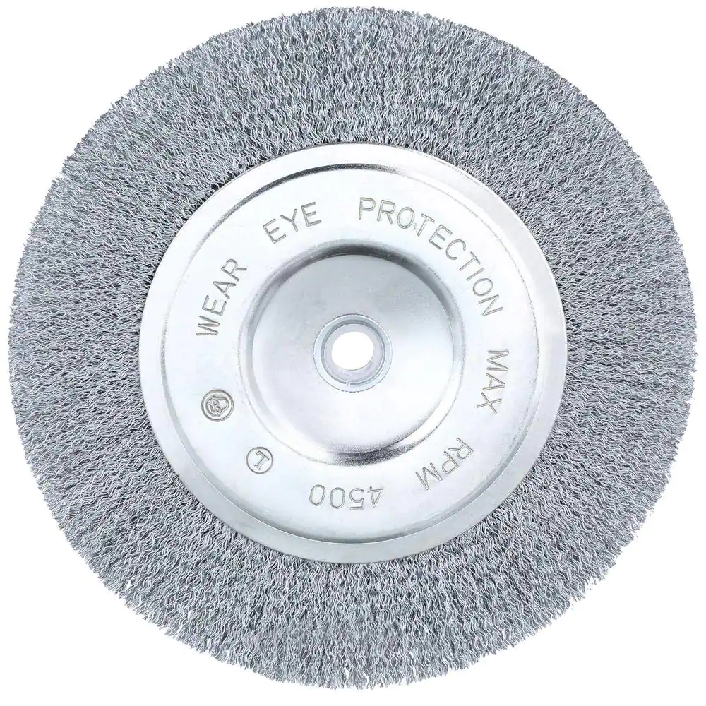 Wire Wheel Brush 8 Inch Coarse Bench Grinder Metal Polishing Tool Accessory NEW