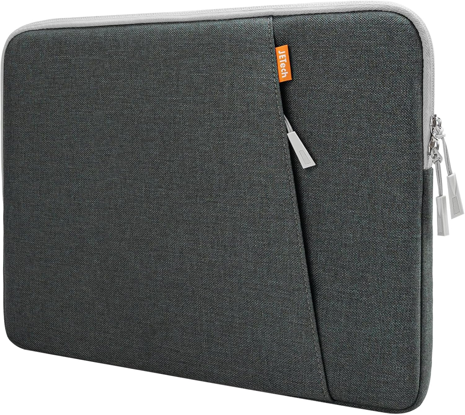 Laptop Sleeve for 13-14Inch MacBook Air/Pro (M4/M3/M2/M1) 2021-2025, 13-13.6 Inch Notebook, Waterproof Shock Resistant Bag Case with Accessory Pocket (Dark Grey)