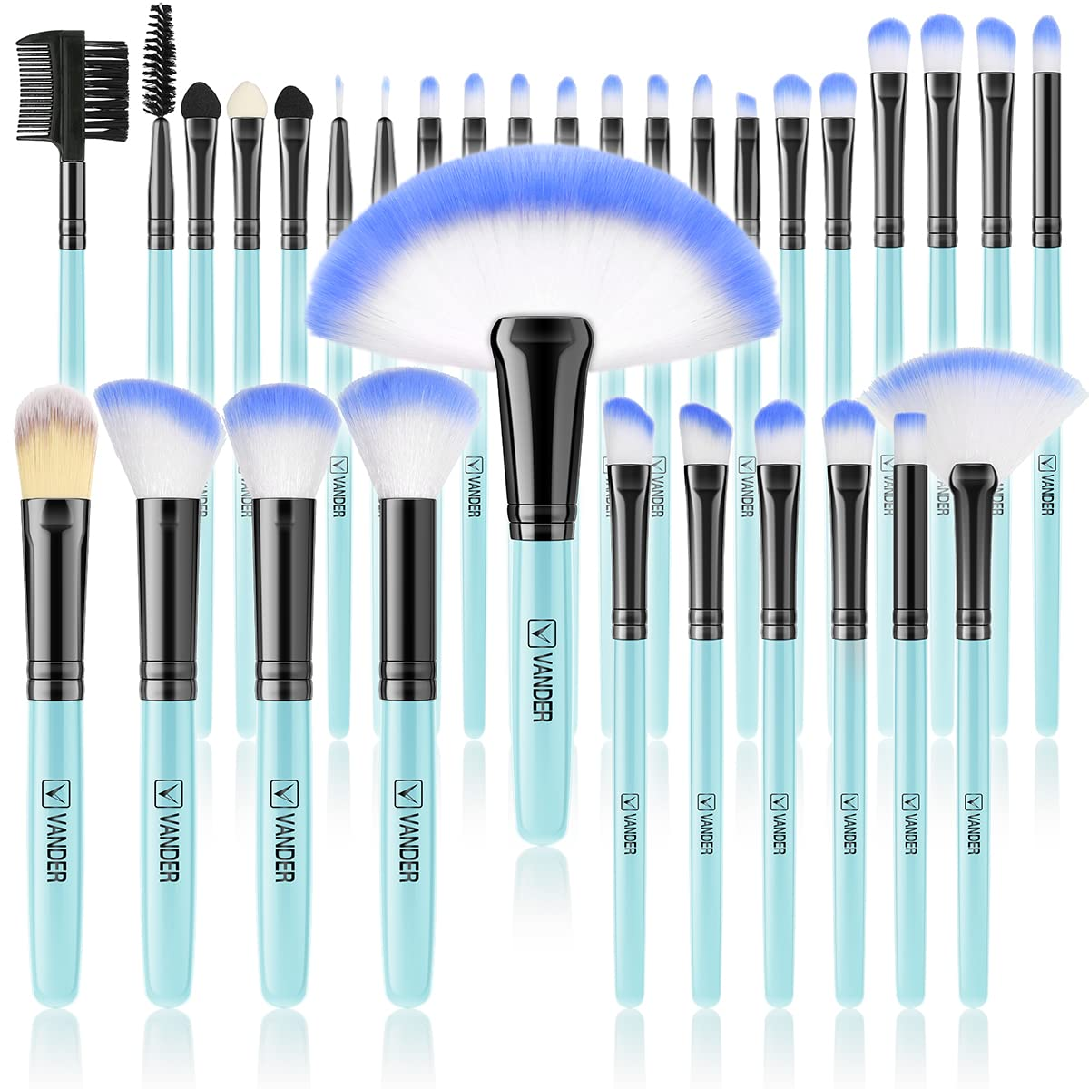 Brochas de maquillaje, profesionales 32 piezas