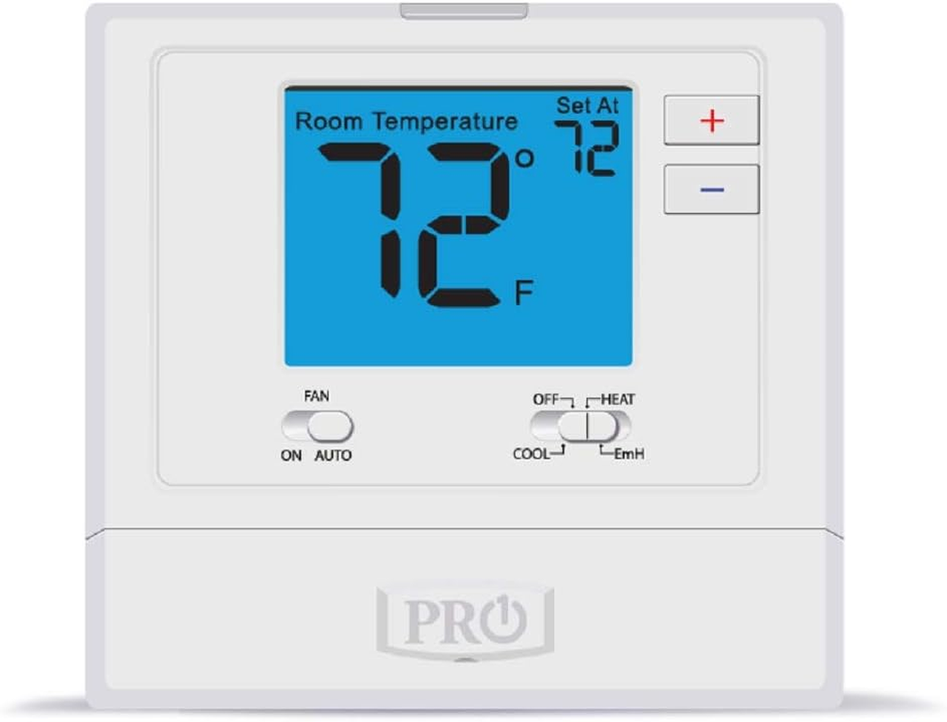 Pro1 T721 Non-Programmable 2H/1C Heat Pump Thermostat , Blue