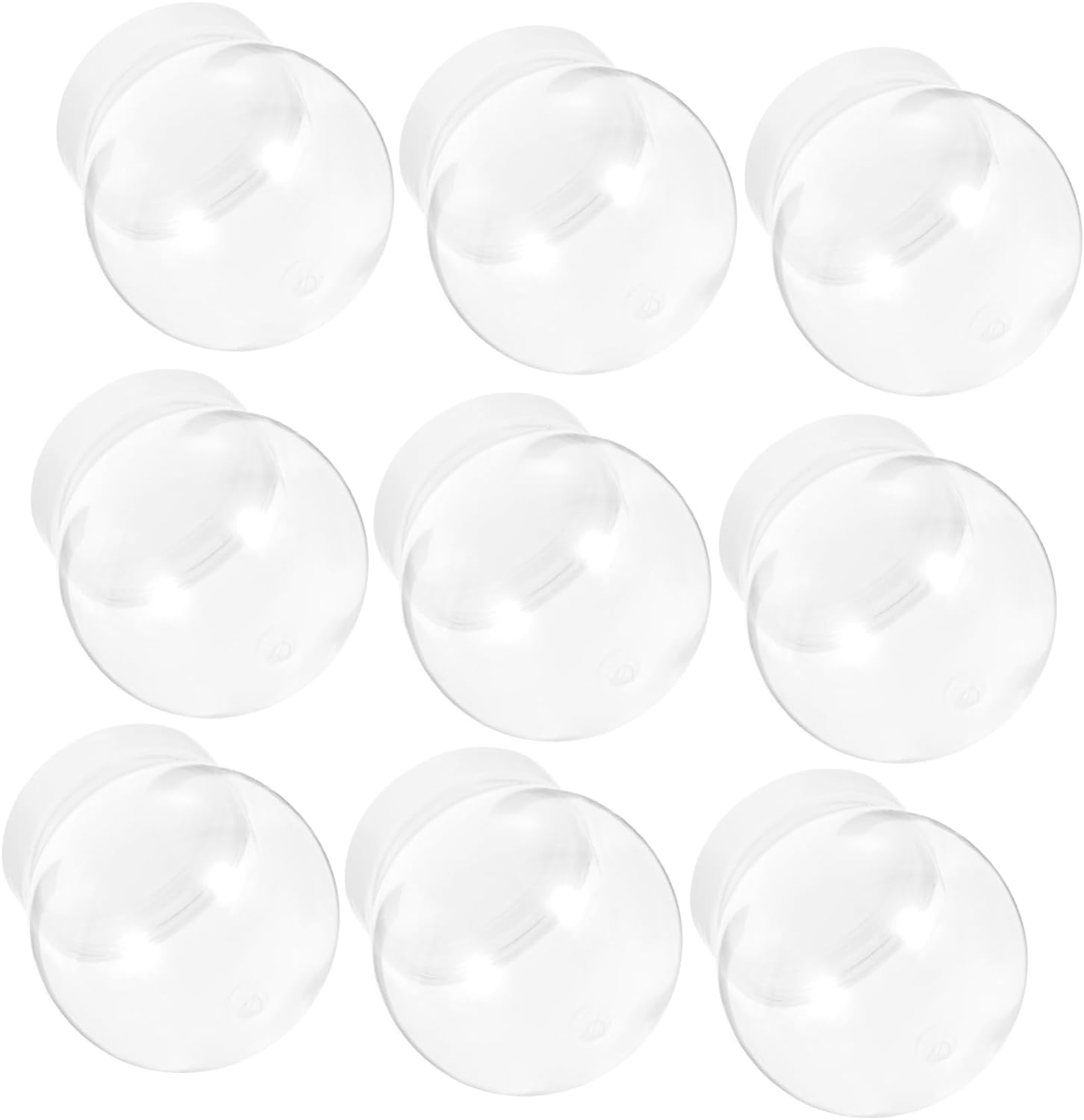 Beatifufu 10Pcs Plastic Snow Globe DIY Snow Globes Clear DIY Water Globes Cra... - Picture 2 of 2