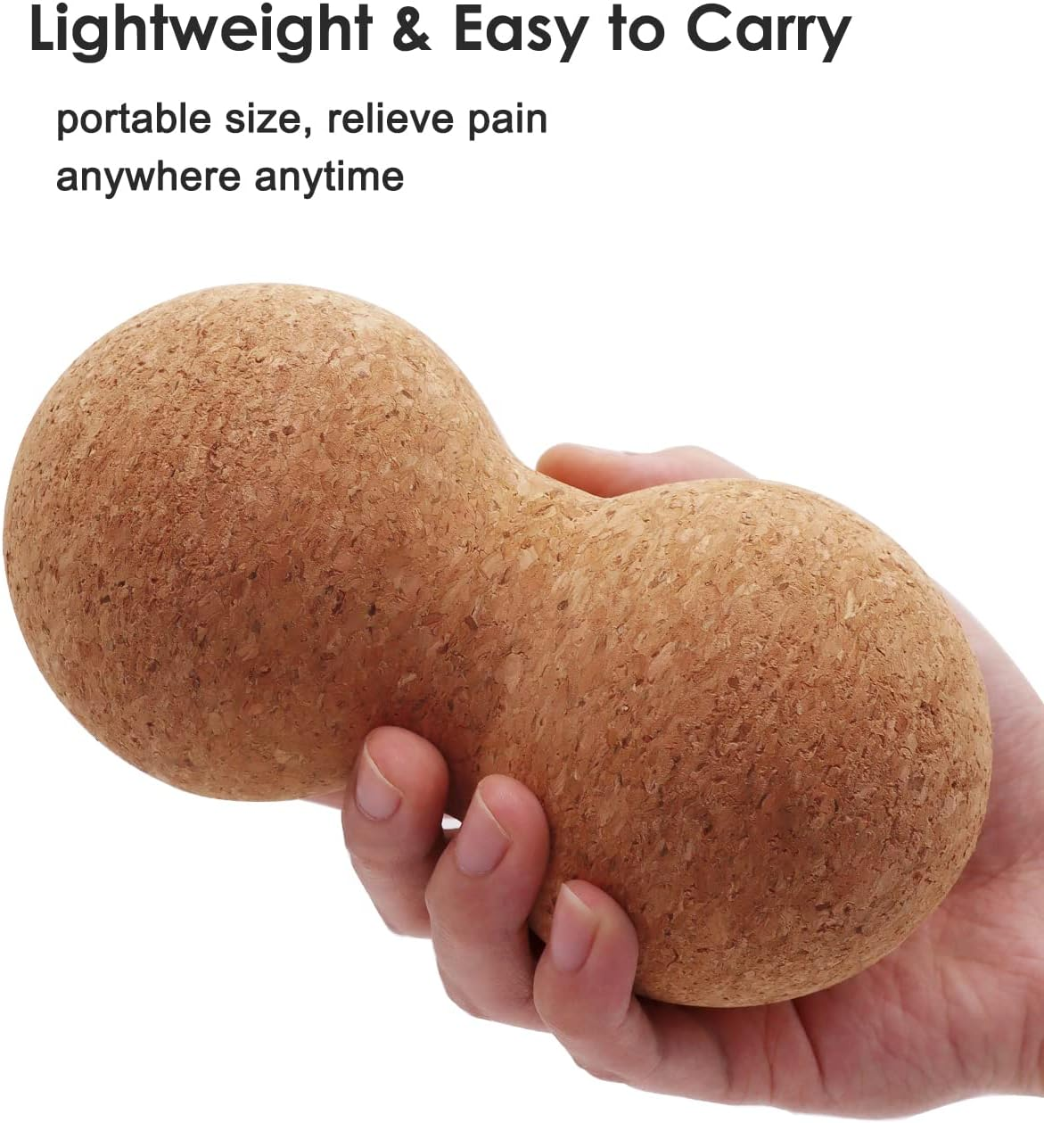 Cork Peanut Massage Ball, Peanut Double Lacrosse Massage Ball for Deep Tissue... - Picture 7 of 15