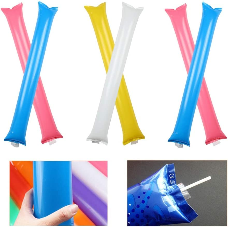 Creatyi 40 PCS Thicken Bam Bam Thunder Sticks Cheering Sticks Cheerleading Ch... - Picture 4 of 15