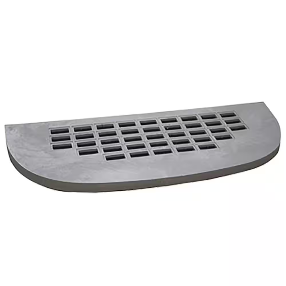 39 in x 13 in x 1 in Heavy-Duty Straight Flat Grate Basement Window Well Cover
