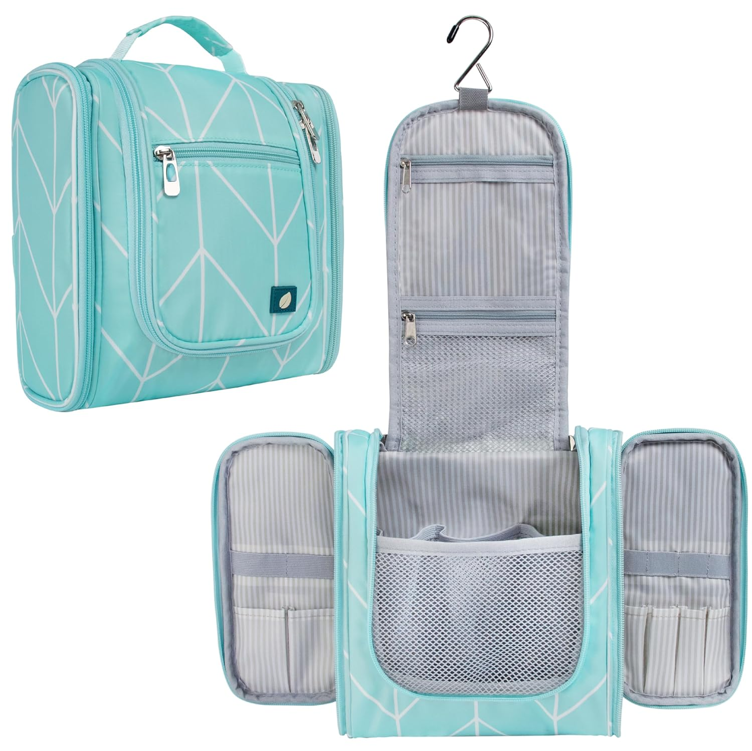 Bolsa de aseo bolsa de viaje mujeres y hombres organizador cosmeticos colgante