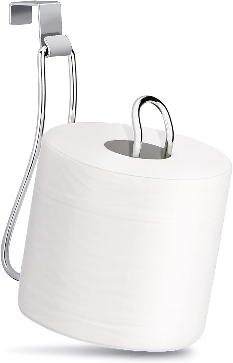 Over the Tank Toilet Paper Roll Holder Bathroom Toilet Paper Holder-Chrome