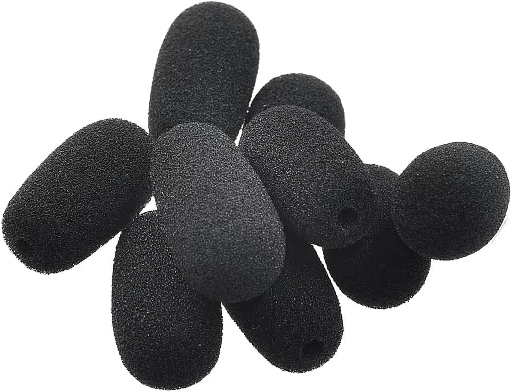 Blue Parrott B350 Foam Replacement for Blueparrott B450 B550 C400 S450 B250 B350 Headset Windscreen Mic Cover, 10-Pack