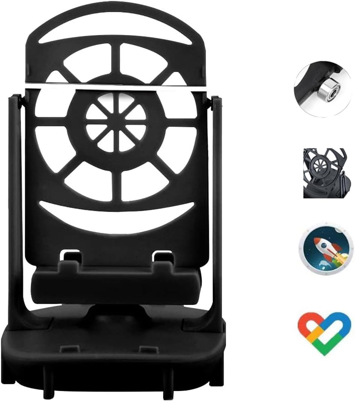 Phone Swing, Step Counter Pedometer Compatible with Pokemon Go Poke Ball plus Cellphone Accessories with USB Cable High Silent Version for Walking (Supports 2 Phones below 7.2 Inches)