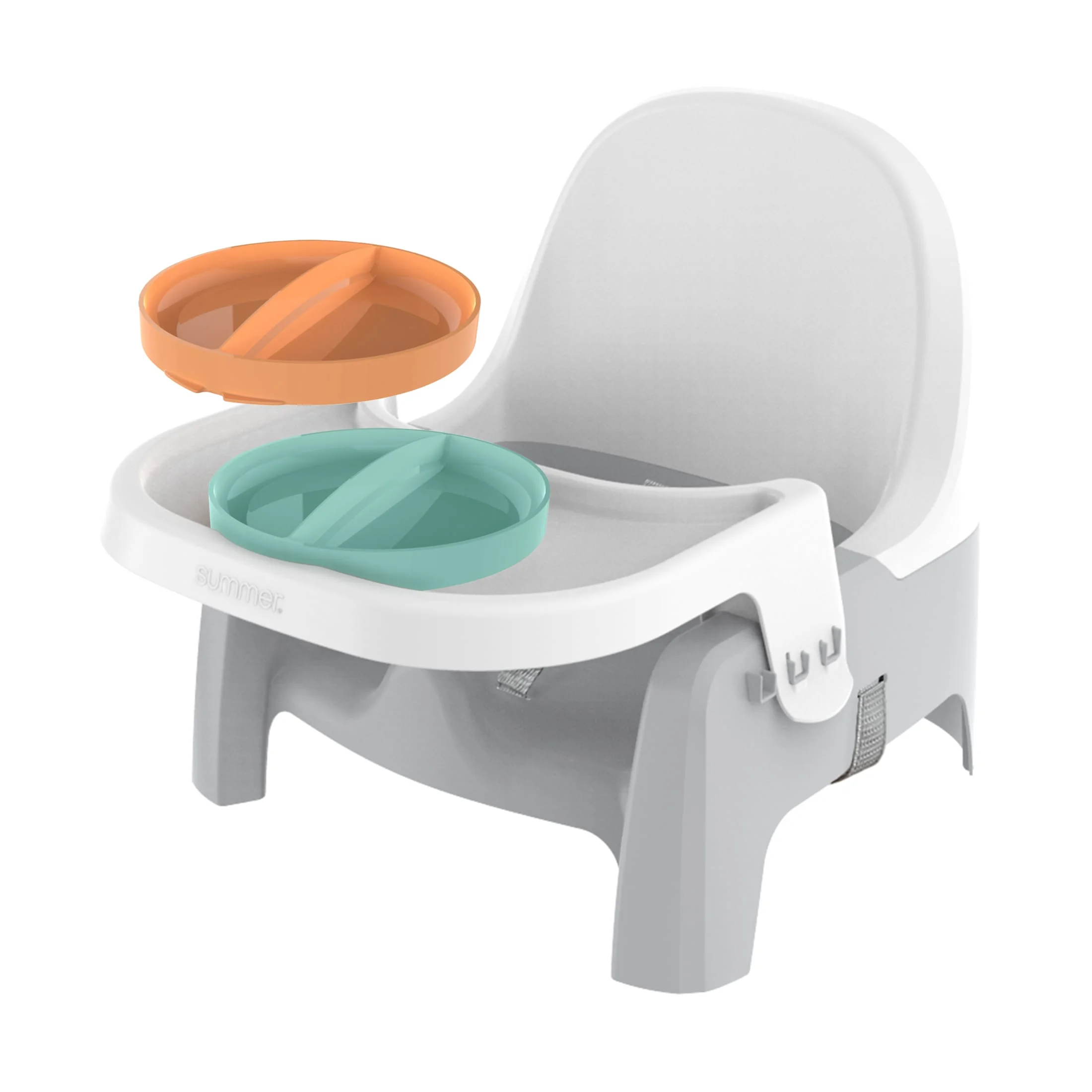 Deluxe Learn-To-Dine Feeding Seat, Ages 6 Months to 3 Years, Orange A