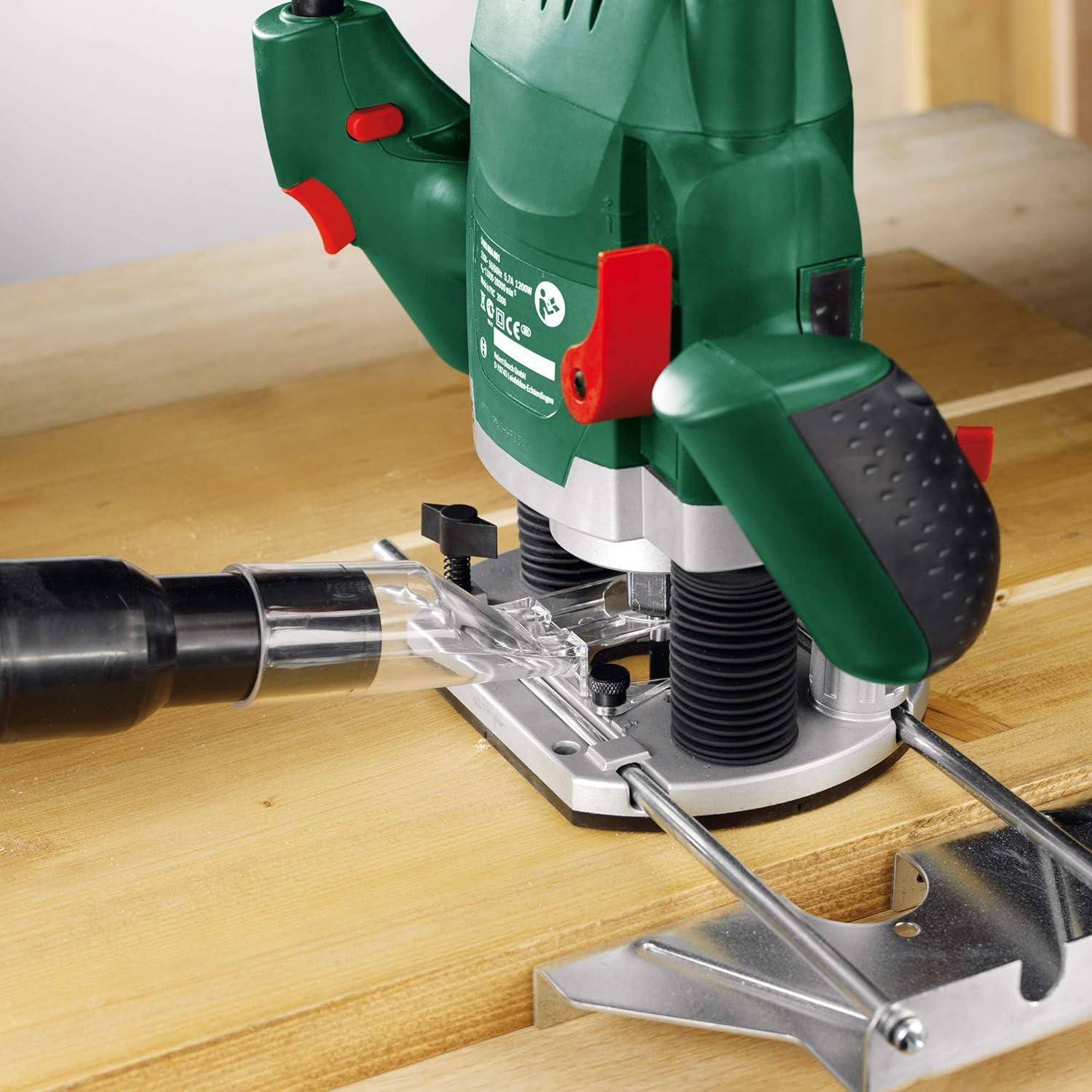 Bosch Home & Garden 1200W Electric Plunge Router with 8mm Bit, Parallel Guide... - Picture 6 of 11