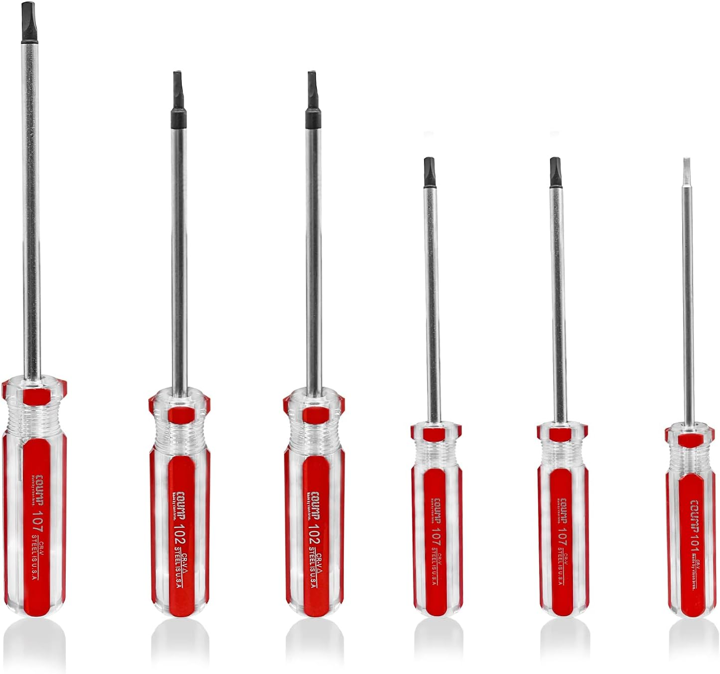 6 Pcs Magnetic Triangle Head Screwdriver Set, Triangle Screws Driver Tool, 1.8Mm, 2.0Mm, 2.3Mm, 2.7Mm, 3.0Mm, 4.2Mm