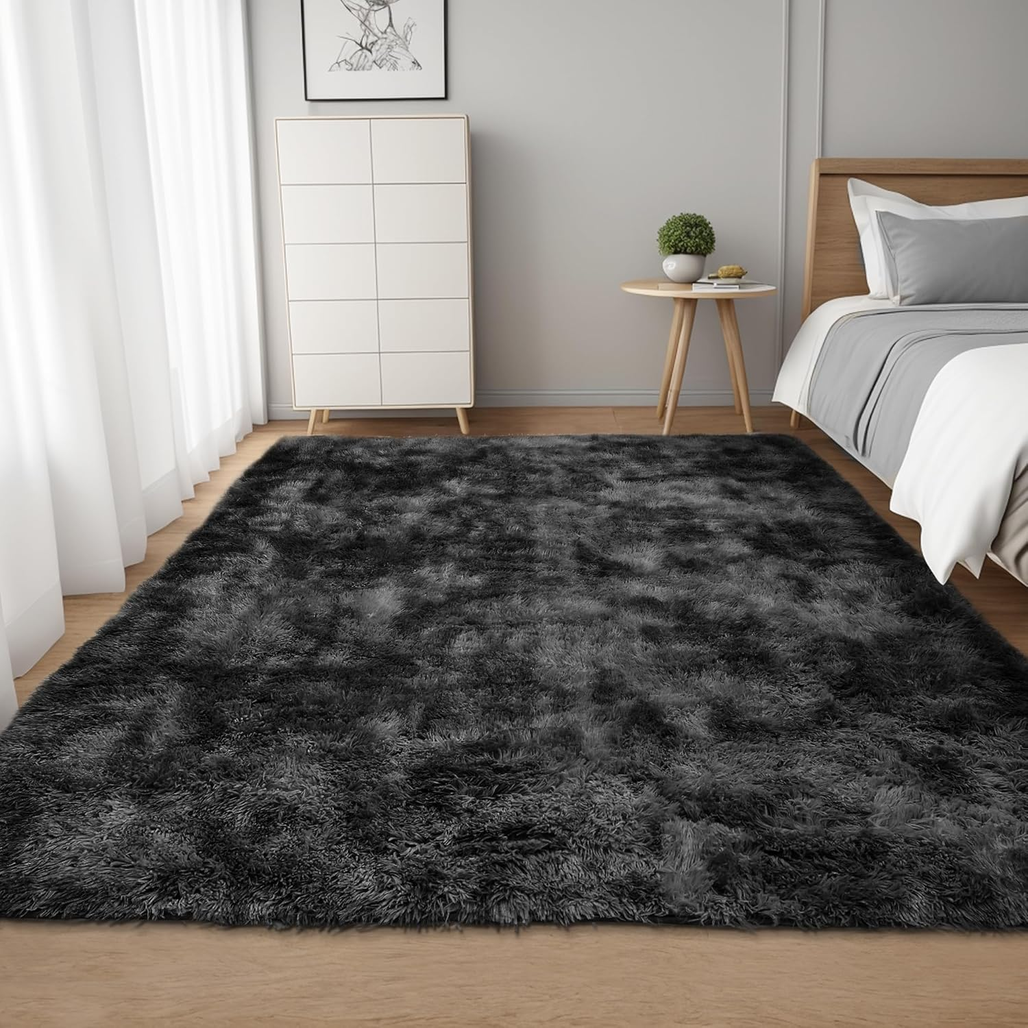 Youzi Fluffy Rugs for Livingroom Bedroom, Soft Shaggy Plush Fur Area Rug Mode... - Picture 25 of 25