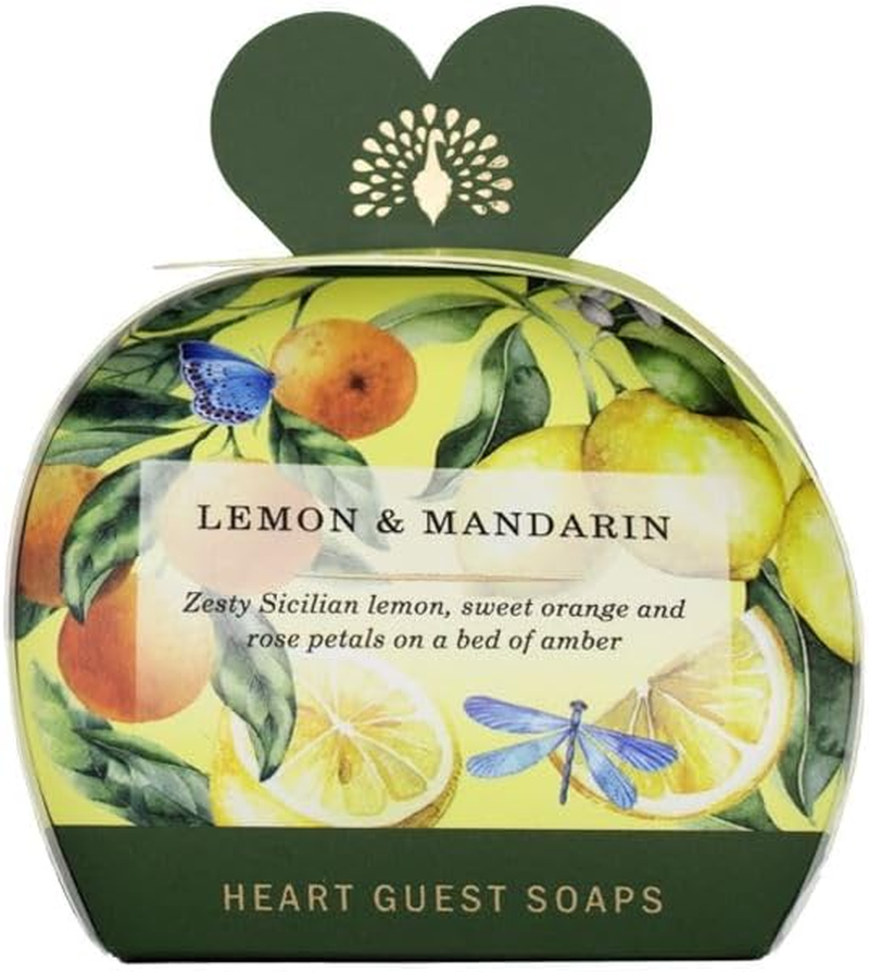 The English Soap Company Packed Guest Soaps, Sandalwood Shea Butter Heart Sha... - Picture 2 of 13