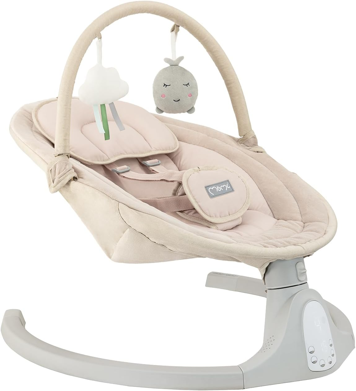 Transat Bébé Électrique Jusqu’À 9 Kg, Bluetooth, Beige KENANI SAND