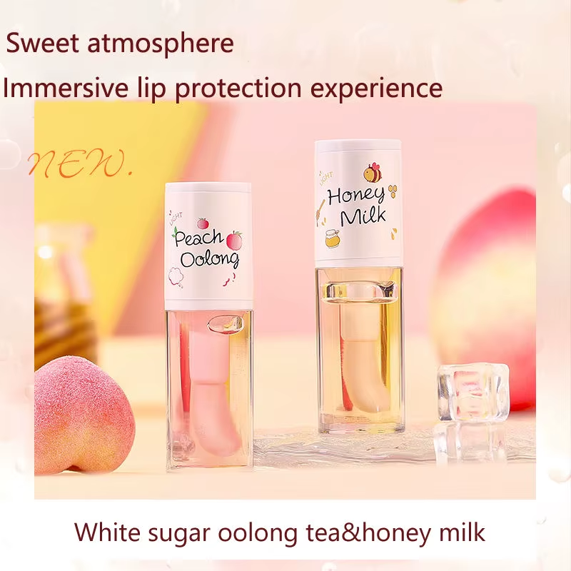 Vegan Private Label Lip Care Serum Liquid Lip Gloss Base Plumper Changing Moisturizing Glow Fruit Lip Oil