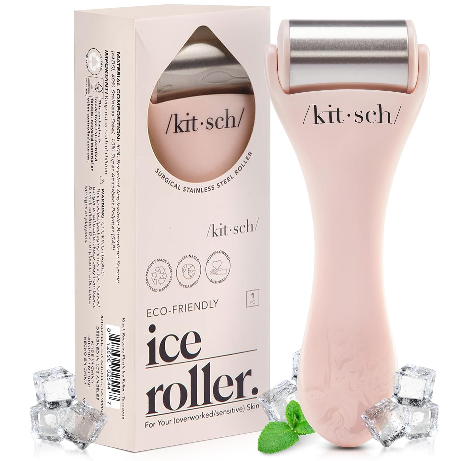 Kitsch Stainless Steel Ice Roller for Face
