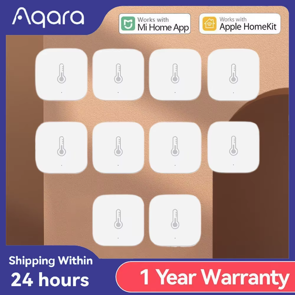 Original Temperature And Humidity Sensor Zigbee Smart Air Pressure Environment Sensor Smart Home For Mi home Homekit APP