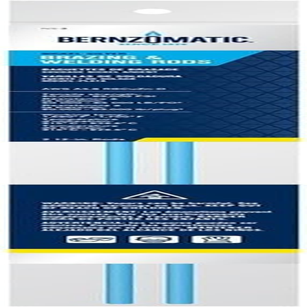 Bernzomatic NS3 Nickel-Silver Brazing Rods 2-Pack - Flux Coated Welding Rods For Metal Repair