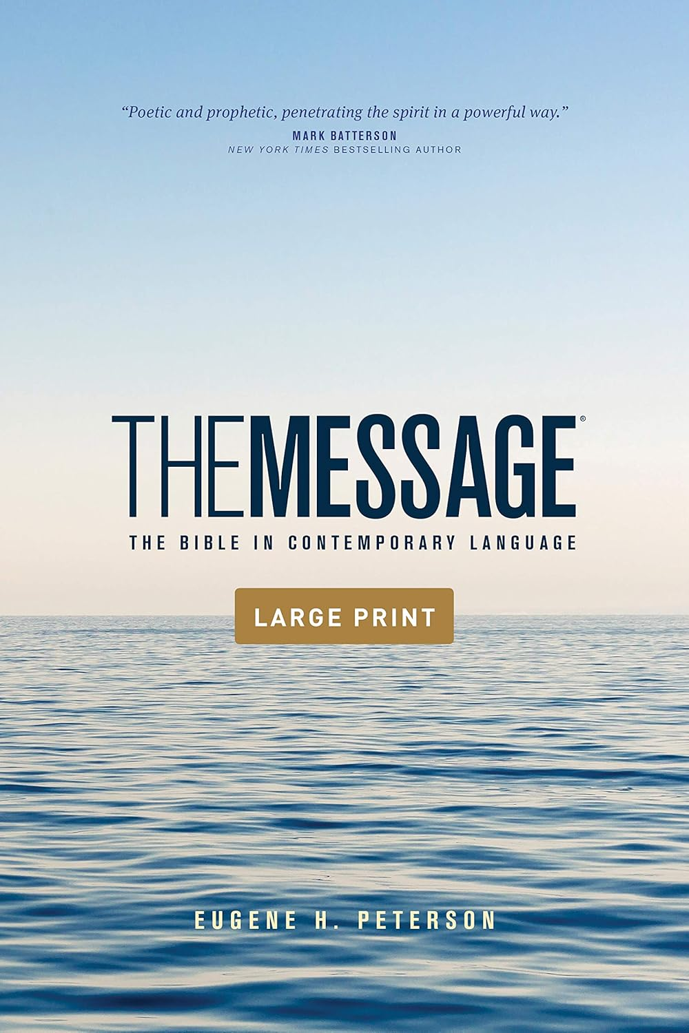 The Message Outreach Edition, Large Print (Softcover): the Bible in Contemporary Language