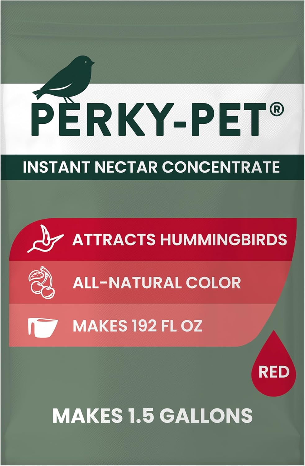 Hummingbird Instant Nectar Powder Concentrate - 2 Lb Bag - 244SFB - Makes 192 Oz of Humming Bird Liquid  Nectar - 100% Sucrose