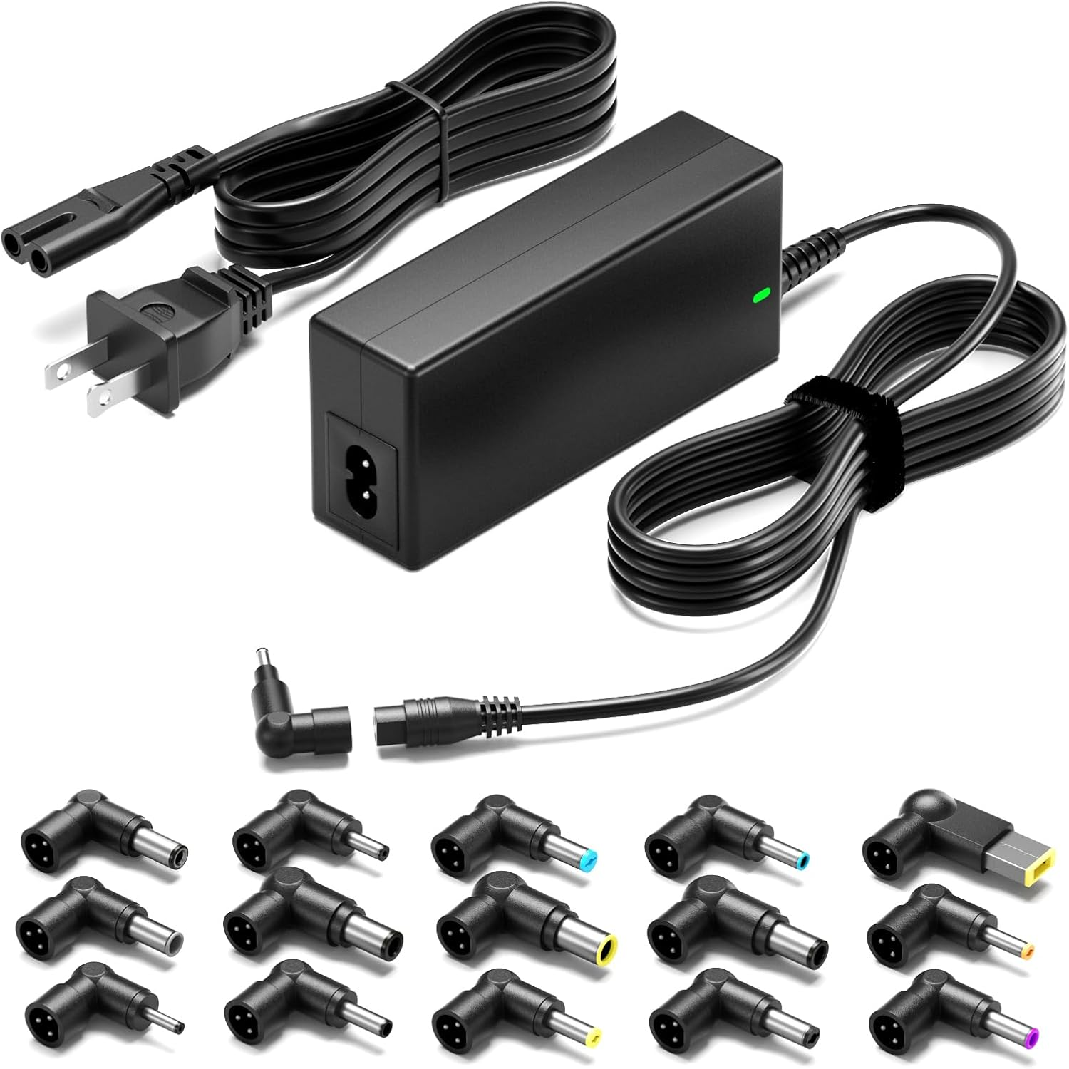 90W Universal Laptop Charger AC Power Adapter Replacement for HP Dell Lenovo Acer Asus Samsung IBM Toshiba Sony Fujitsu Notebook Ultrabook Chromebook Power Supply Cord with 16 Tips