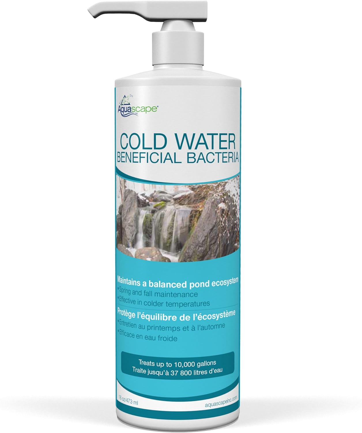 Aquascape Cold Water Beneficial Bacteria for Pond and Water Features 16 Oz. / 473Ml, 98893