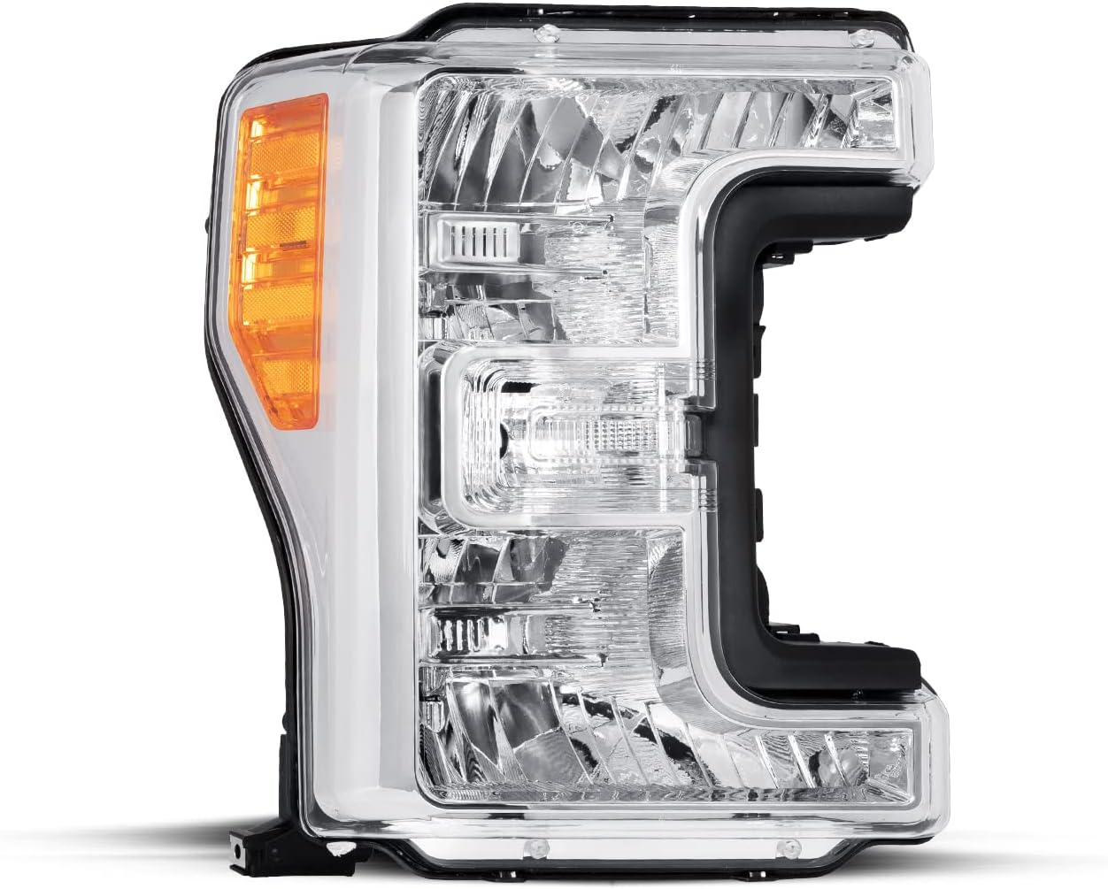 Headlight Assembly Halogen Model Compatible with 17-19 Ford F250 F350 F450 F550 Super Duty, Right Passenger Side