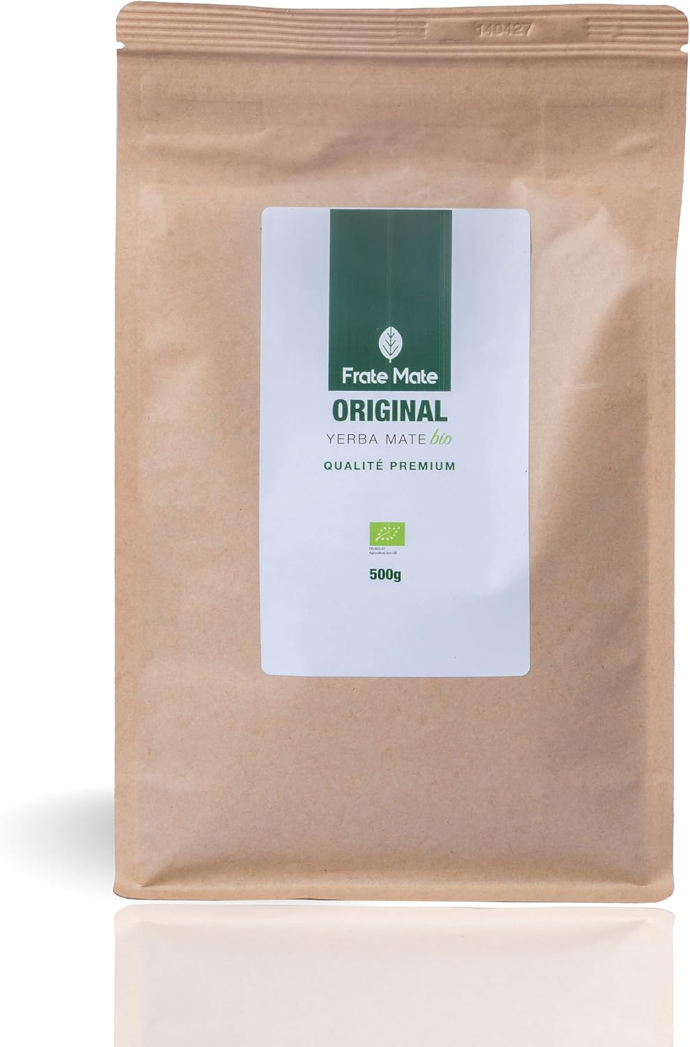 FRATÉ MATÉ Original Bio 500G | Yerba En Feuilles | Énergisant Naturel | Riche En Caféine | Alternative Saine Au Café | Conditionné En France