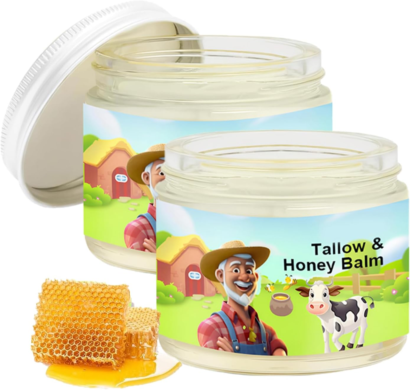 Tallow and Honey Balm, Beef Tallow and Honey Balm, Refreshing and Non Greasy ... - Picture 2 of 13