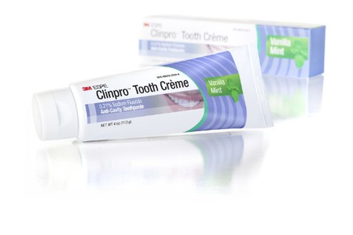 3M Clinpro Tooth Creme 0.21% Sodium Fluoride anti Cavity Toothpaste, Vanilla Min