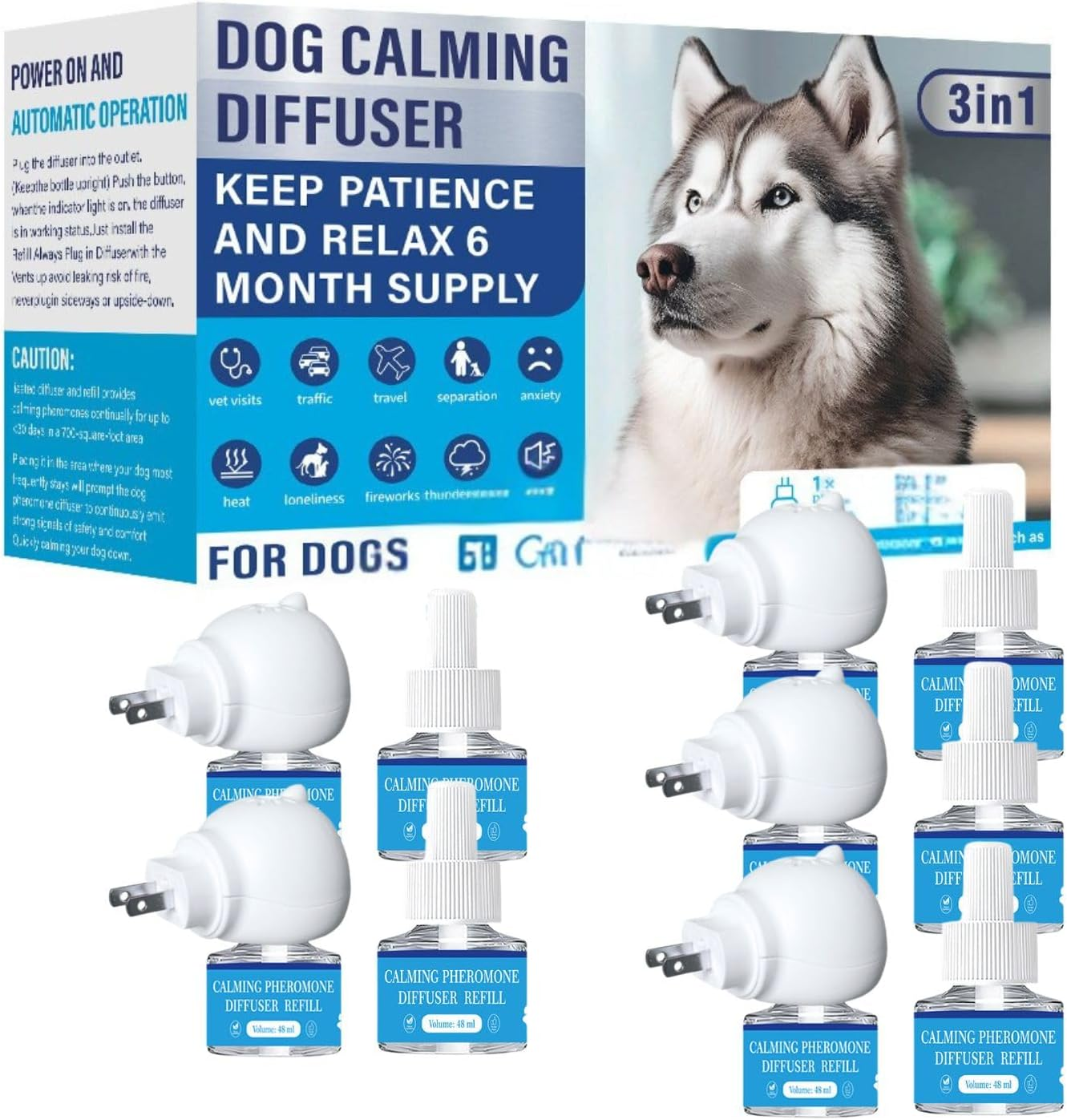 Therapet MD Dogs Diffuser, Dog Pheromone Calming Diffuser Plug-in Kit | Cover... - Picture 12 of 12