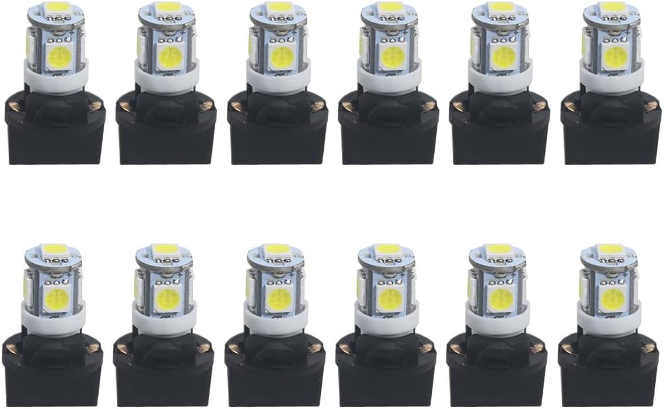 Instrument Panel Gauge Cluster Dashboard Light White Color LED Bulb Pack of 1