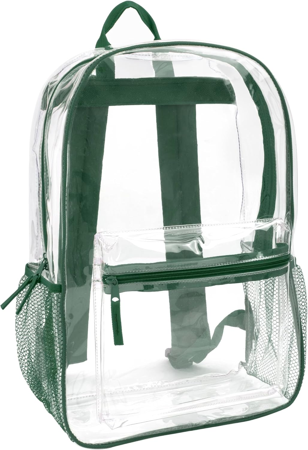 Clear Backpack Heavy Duty with Padded Straps, Side Pockets for Kids, Boys, Girls, School, Stadium Approved Events