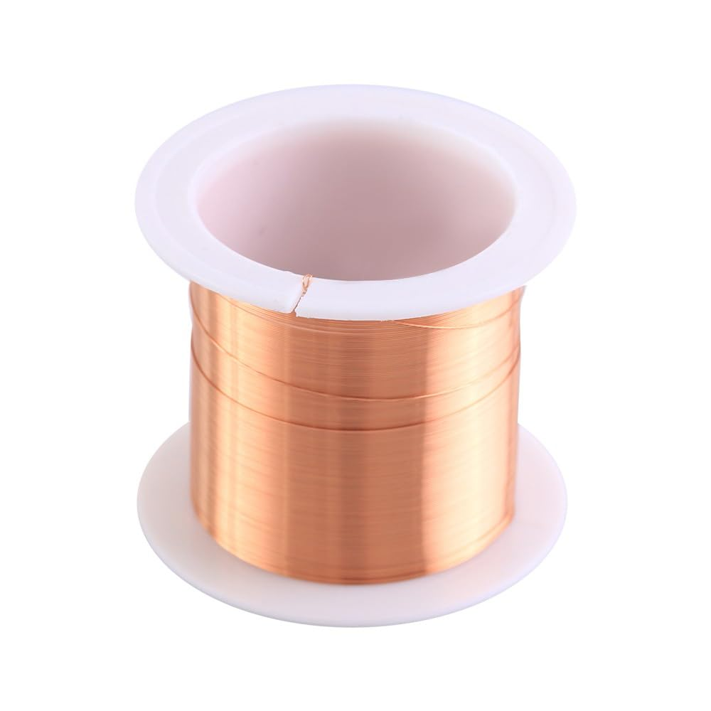 0.2Mm Copper Wire, 20M Enameled Coil Wire for Jewelry Making & Crafting
