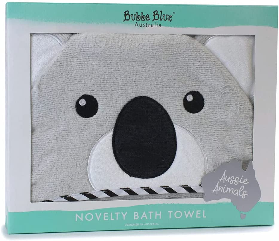 Bubba Blue Animals Koala Novelty Hooded Nursery/Infant Wrap Baby 0m+ Bath Towel - Picture 6 of 16