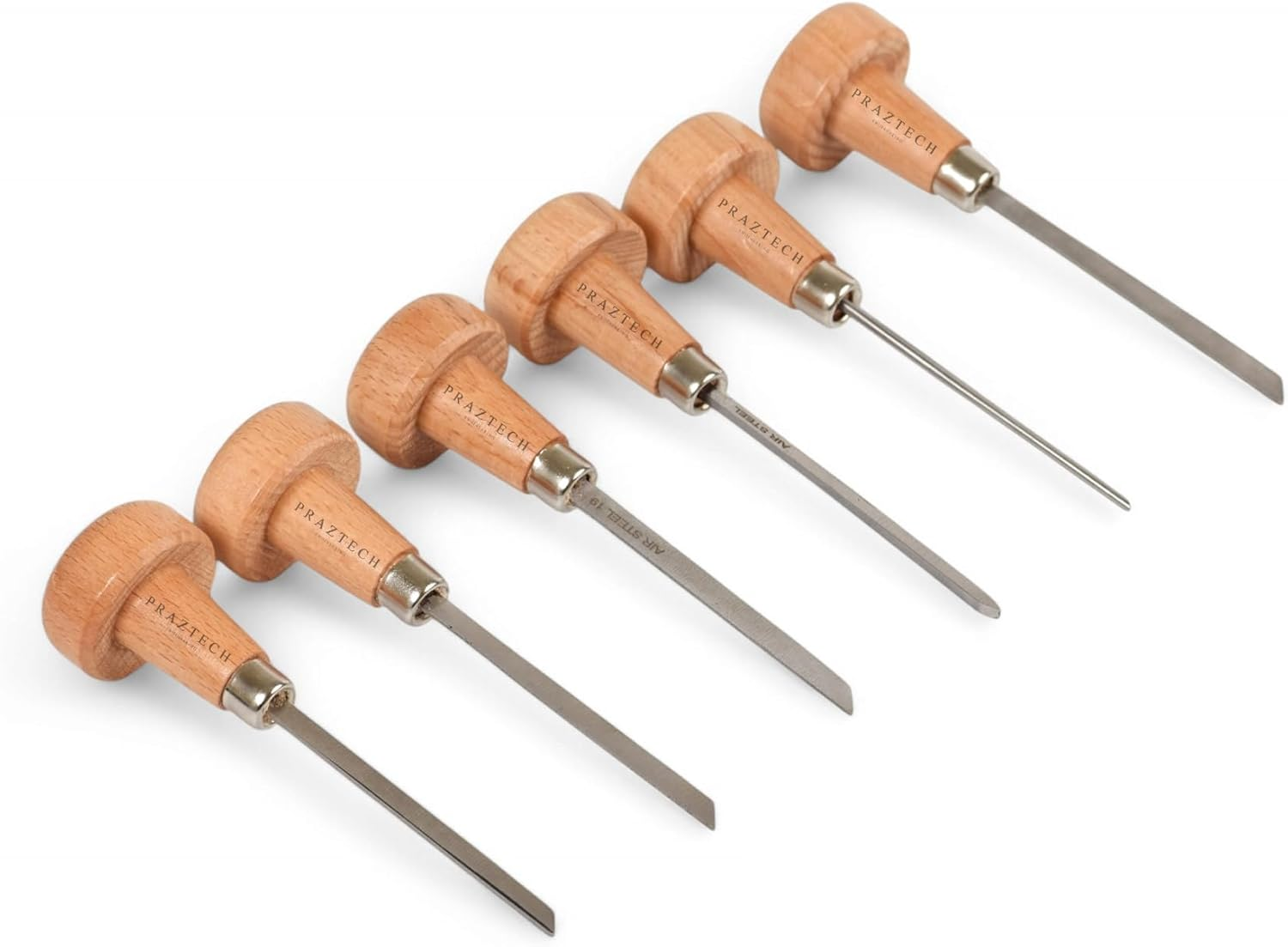® New 6Pcs Gravers with Wooden Handles | Engraver Tool Clock Set | Jeweller Hand Tool Workshop | DIY
