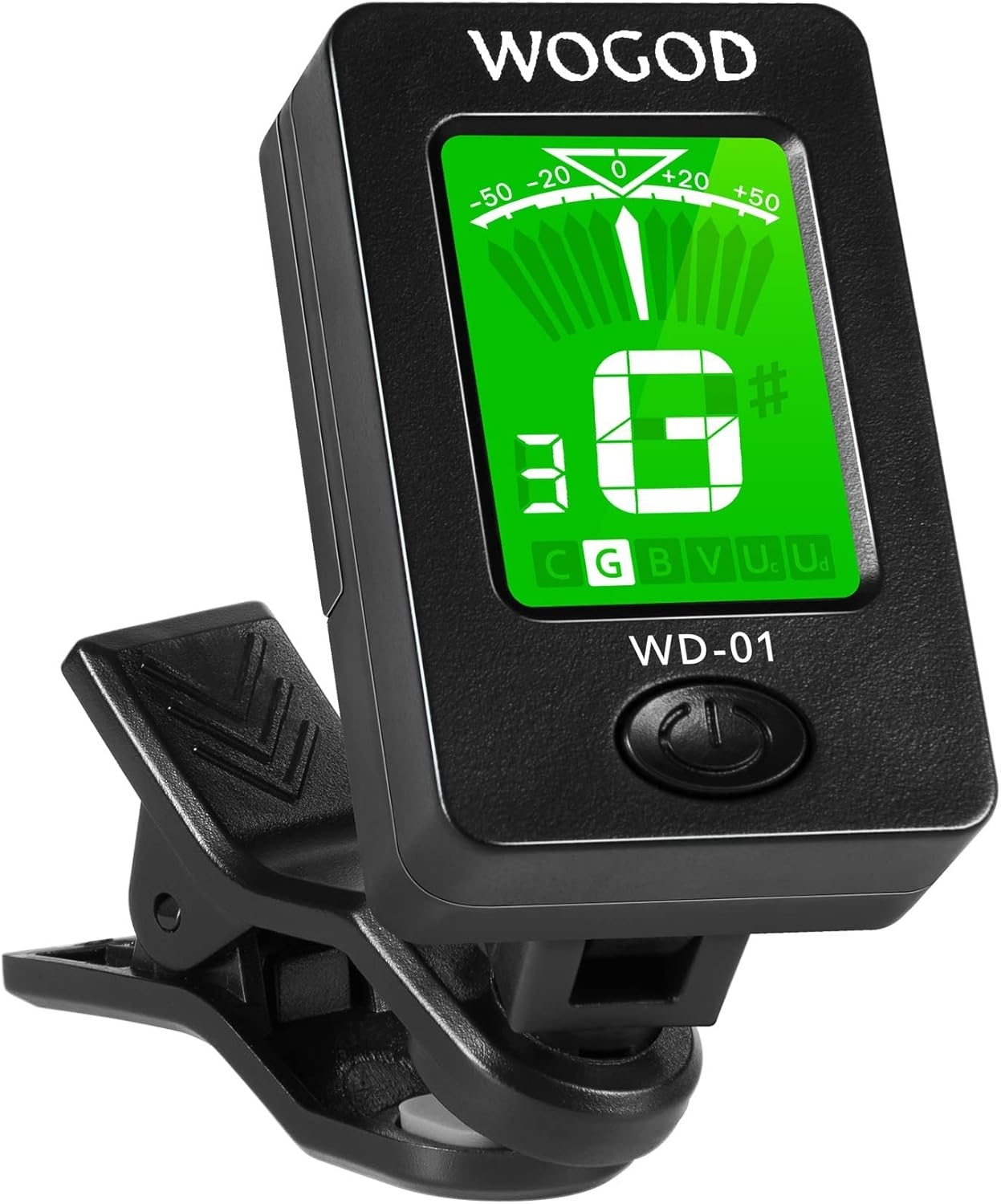 Guitar Tuner Clip on Ukulele Violin Tuner - Chromatic Tuner for Bass Electric Acoustic Guitar Tuner