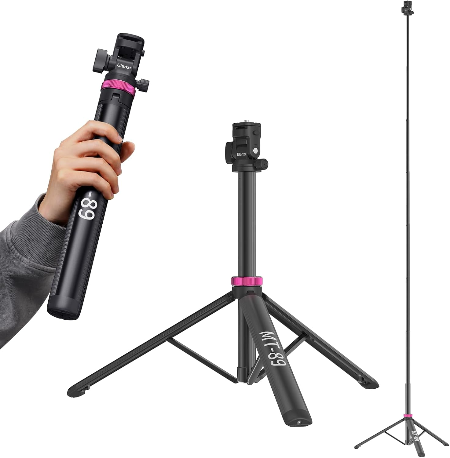 MT-89 Extendable Tripod Aluminum, 82