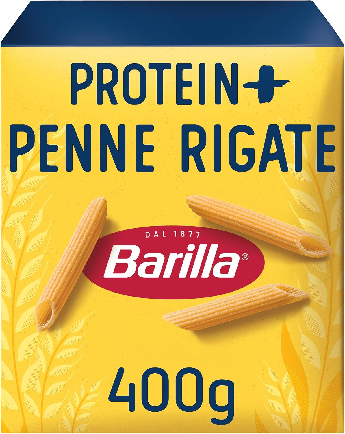 Barilla Penne Rigate Protein Plus – High-Protein Italian Pasta, 400g