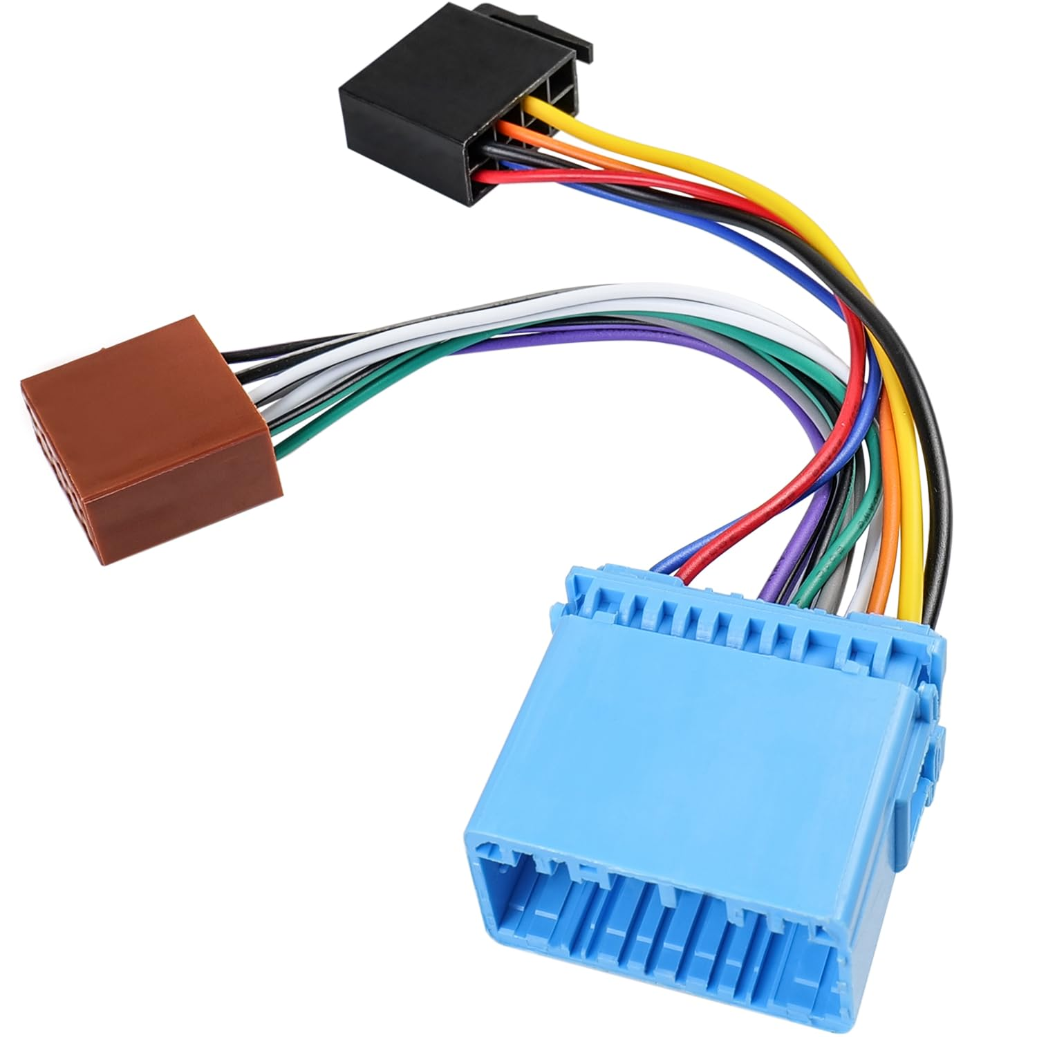 Radio Wiring Harness Compatible with Honda 1999-2008,Acura 1999-2006,Suzuki 2002-2007 20Pin Car Stereo Wire Harness Adapter to 16Pin ISO Aftermarket Radio Connector Kit