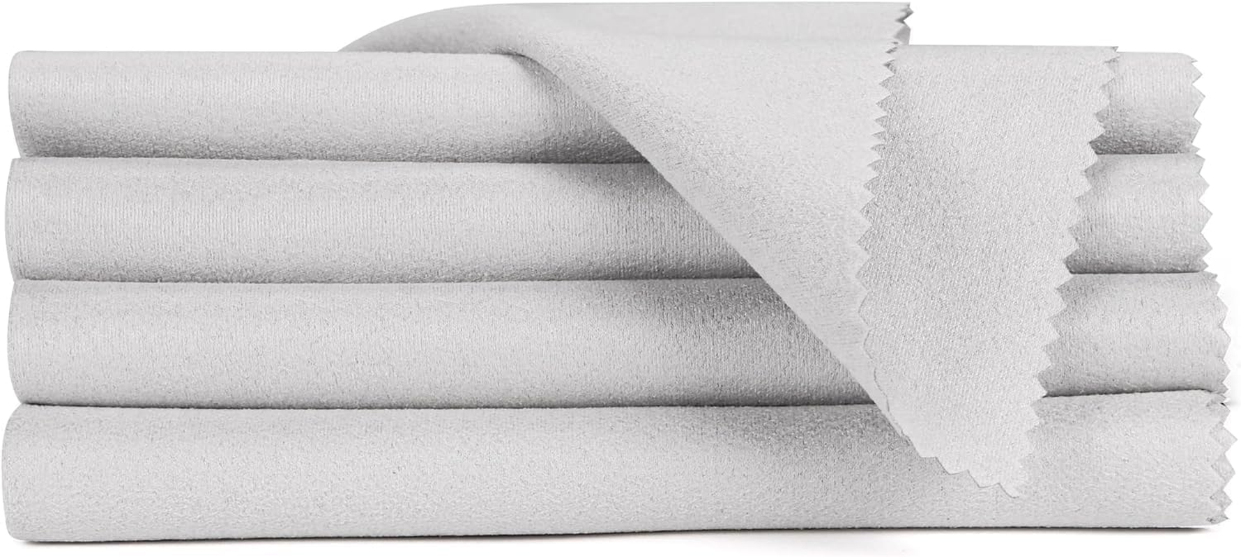 5PCS Gun Cleaning Cloth Rags12 X12 - Gray Gun Cloth Microfiber Towel Lint Free Gun Cloth, Gun Cleaning Wipes Great for All Gun Firearm Cleaning Cleaner Protection,Professional (Grey)