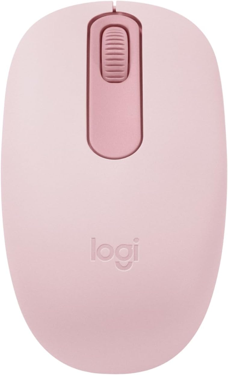 Logitech M196 Bluetooth Wireless Mouse, Compact and Portable Mouse for Laptops, Tablets and More, 12-Month Battery, Smooth Tracking, Compatible with PC and Mac, Windows and Macos - Rose