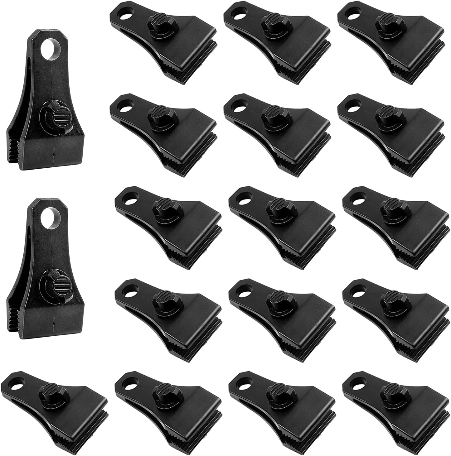 Upgrade Large Tarp Clips Heavy Duty Lock Grip, 18 Pcs Heavy Duty Tarp Clip 