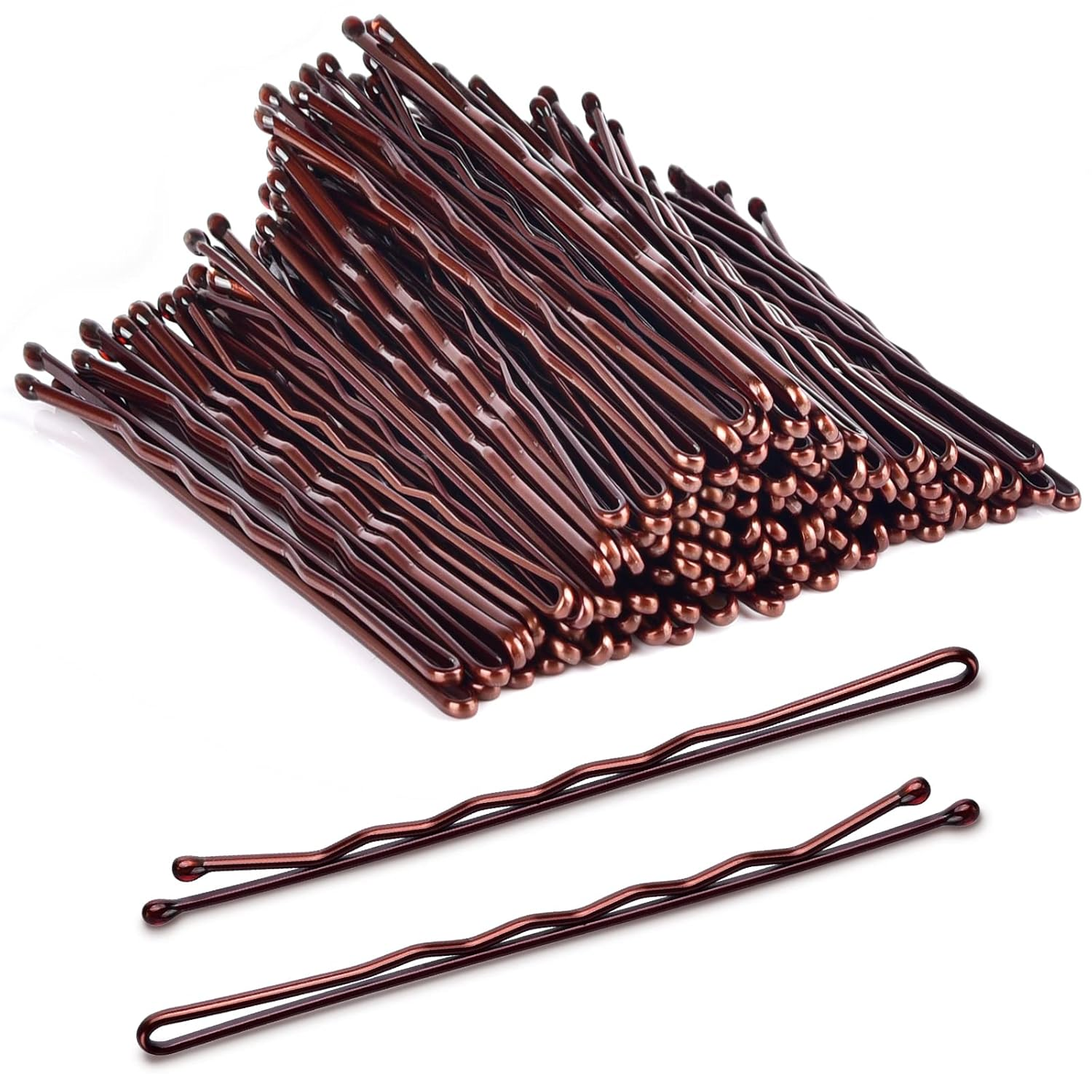 Large Bobby Pins Brown,Morgles 2.75