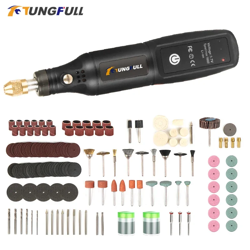 Mini Lithium Electric Grinder USB Cordless Drill Rotary Tool Electric Drill Rechargeable Electric Jade Carving Engraving Pen
