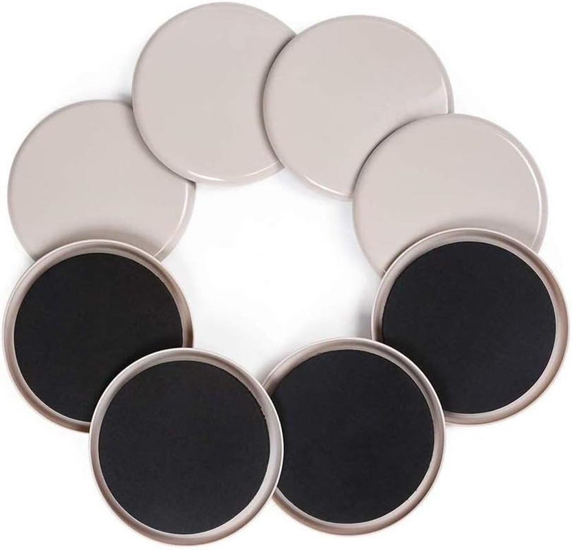 8 Pack Reusable Large Furniture Movers Sliders for Carpet, 5