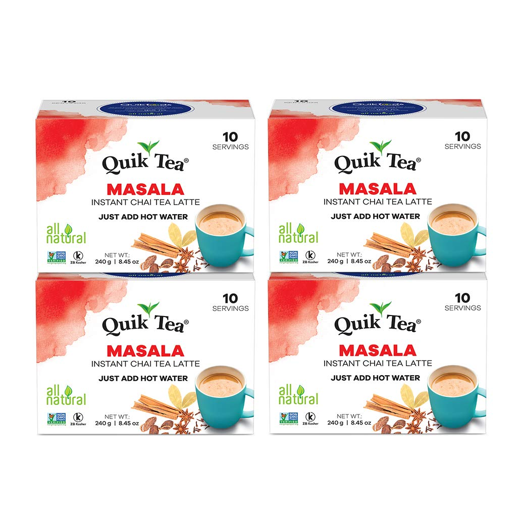 Tea Latte, Masala Chai, 8.5 Ounce (Pack of 4)