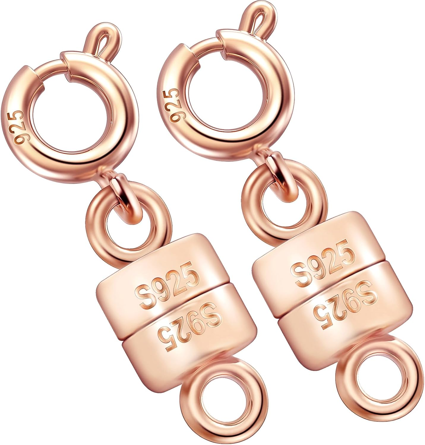 Qulltk 925 Sterling Silver Magnetic Necklace Clasps and Closures,Mini Bracele... - Picture 9 of 18